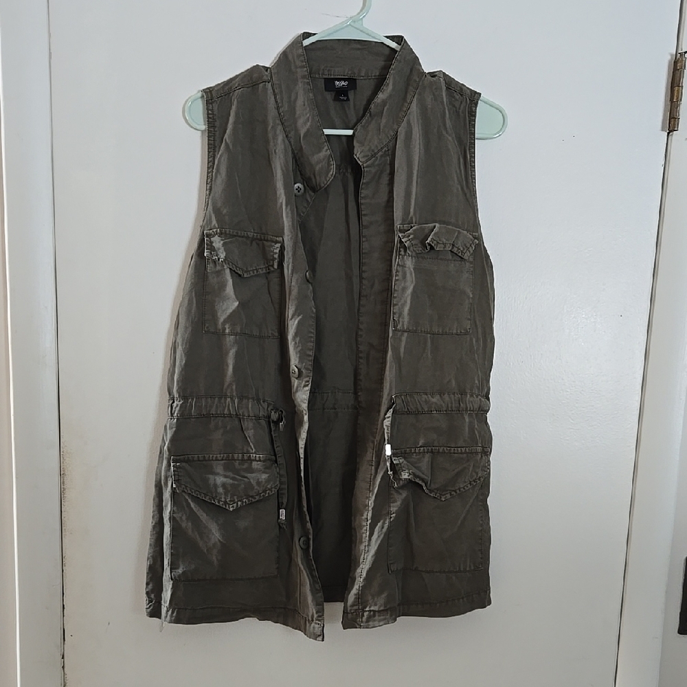Olive Green Utility Vest